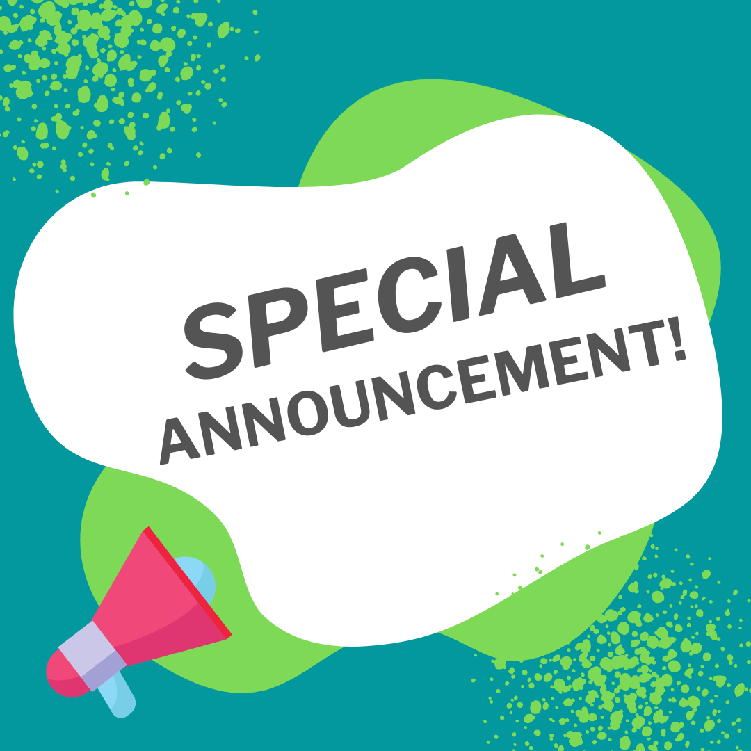 May 2022: BIG ANNOUNCEMENT!