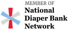 Members of the National Diaper Bank Network with their logo
