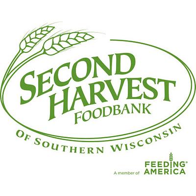 secord harvest foodbank of southern wisconsin logo, part of feeding america