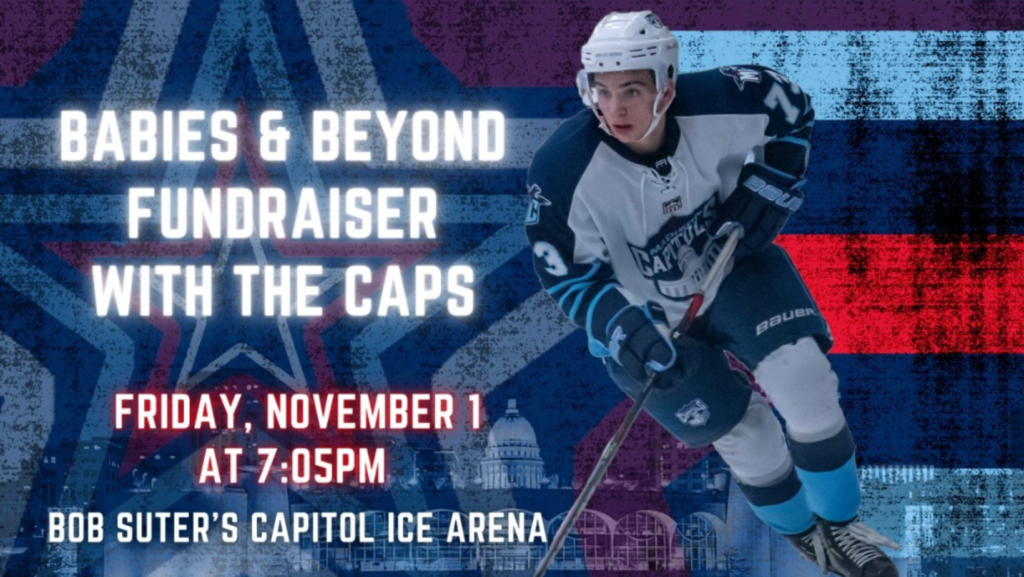 Madison Caps Hockey Fundraiser Flyer Nov 1
