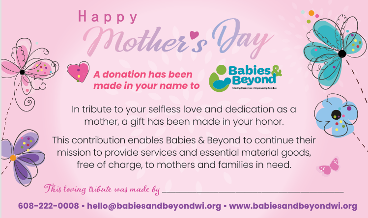 Honor a Mom, Help a Mom